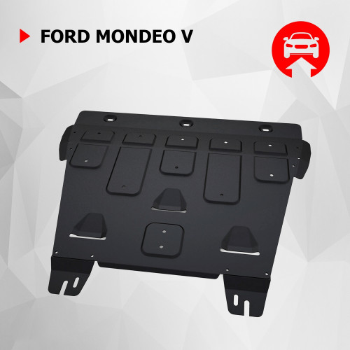 Защита Картера двигателя, КПП АвтоБроня для Ford Mondeo 2015-2019 V, Сталь 45778 мм - Арт. 111.01849.1
