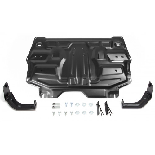 Защита Картера двигателя, КПП АвтоБроня для SEAT Ibiza 2008-2015, Сталь 45778 мм - Арт. 111.05842.1